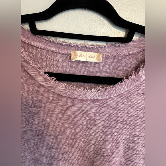 Altard State Purple Ruffle Hem Top - Picture 2 of 3